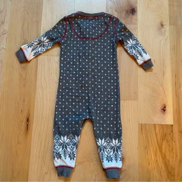 PJ Salvage Christmas PJ Snap Onesie 6-12 Months - Picture 6 of 9